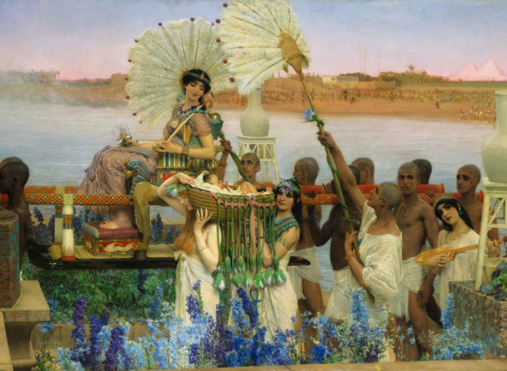 French 19th century painting in an auction selling european paintings