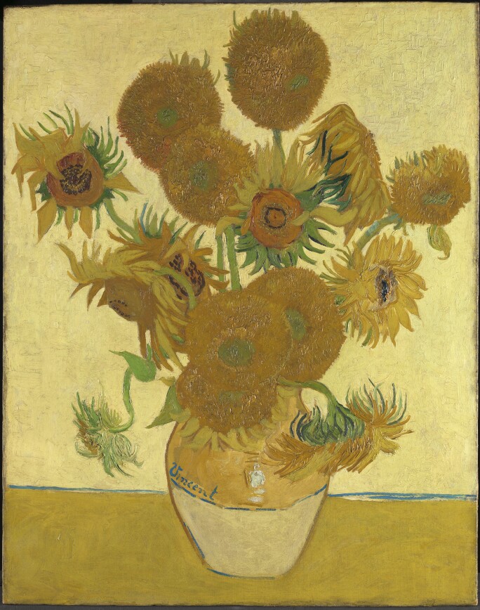 Vincent van Gogh, Sunflowers, 1888