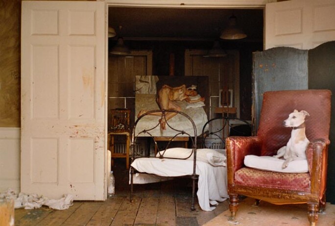 Eli on the Red Chair, 2002 (c-type photo)