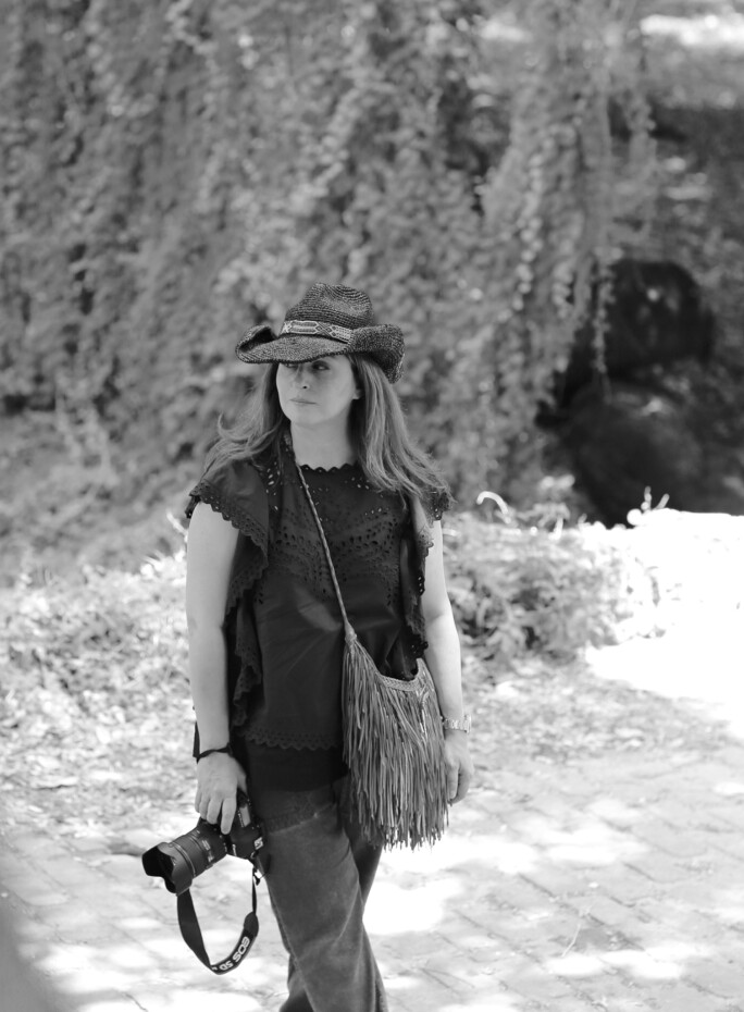 Maryam Eisler on location