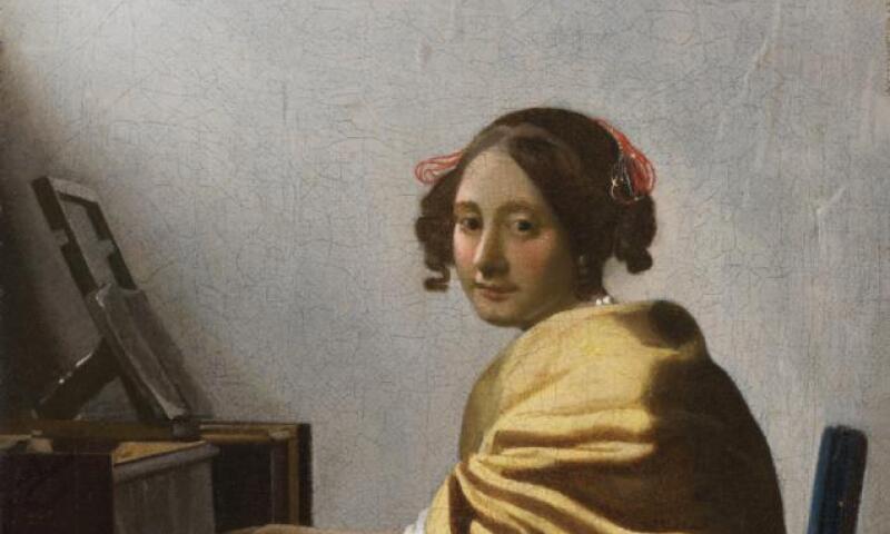 Young Woman Seated at a Virginal
