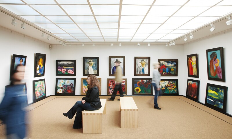 Installation view of the 2017 Annual Exhibition at the Nolde Stiftung Seebüll