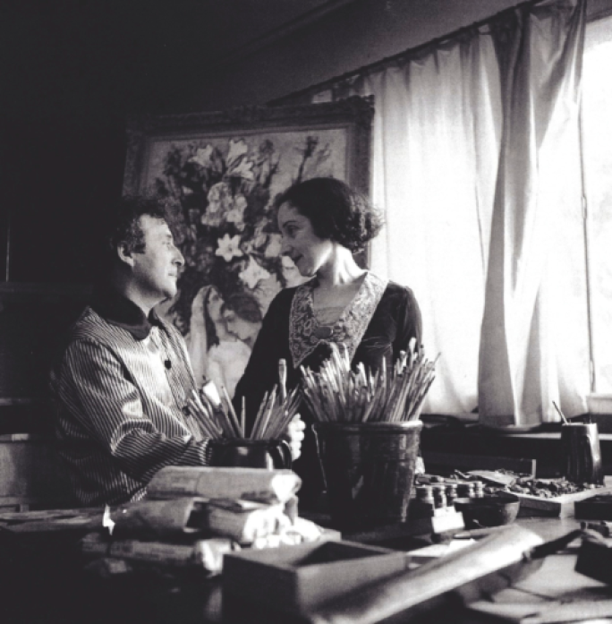 Marc and Bella Chagall in Paris in 1934 ©Archives Marc et Ida Chagall, Paris.png