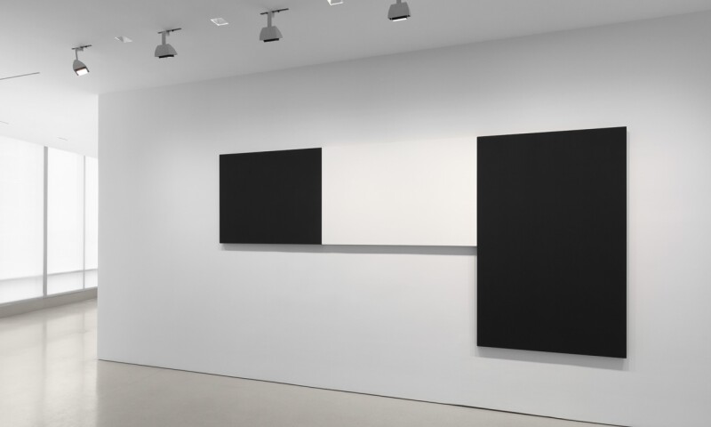 Installation view of Ellsworth Kelly: Black & White Works