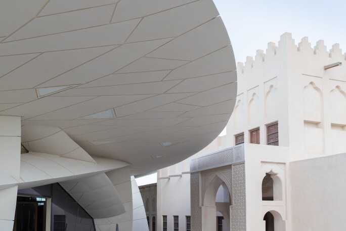Roof Detail of National Museum of Qatar.
