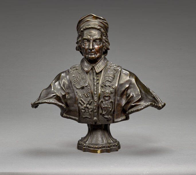 Attributed to Carlo Francesco Mellone, Attributed to Giacomo Antonio Giardini, Bust of Pope Clement XII. Estimate £10,000-15,000.
