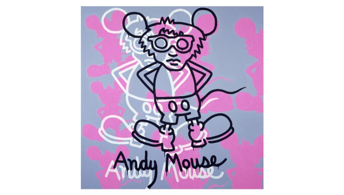 Keith Haring Andy Mouse