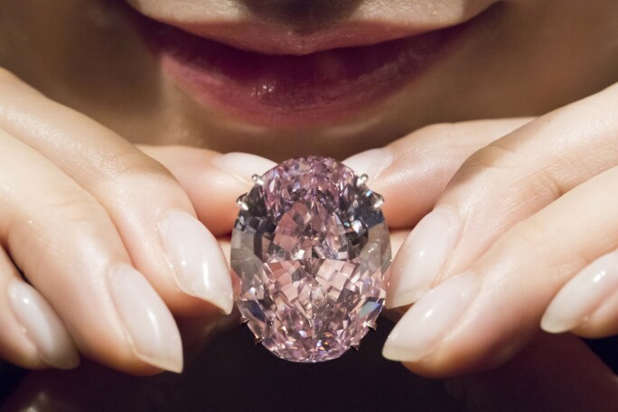 Sotheby's media preview of The Pink Star