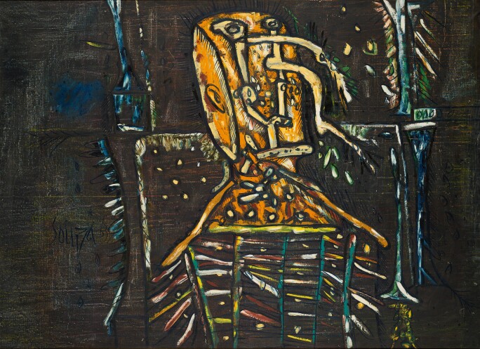 Francis Newton Souza, Orange Head