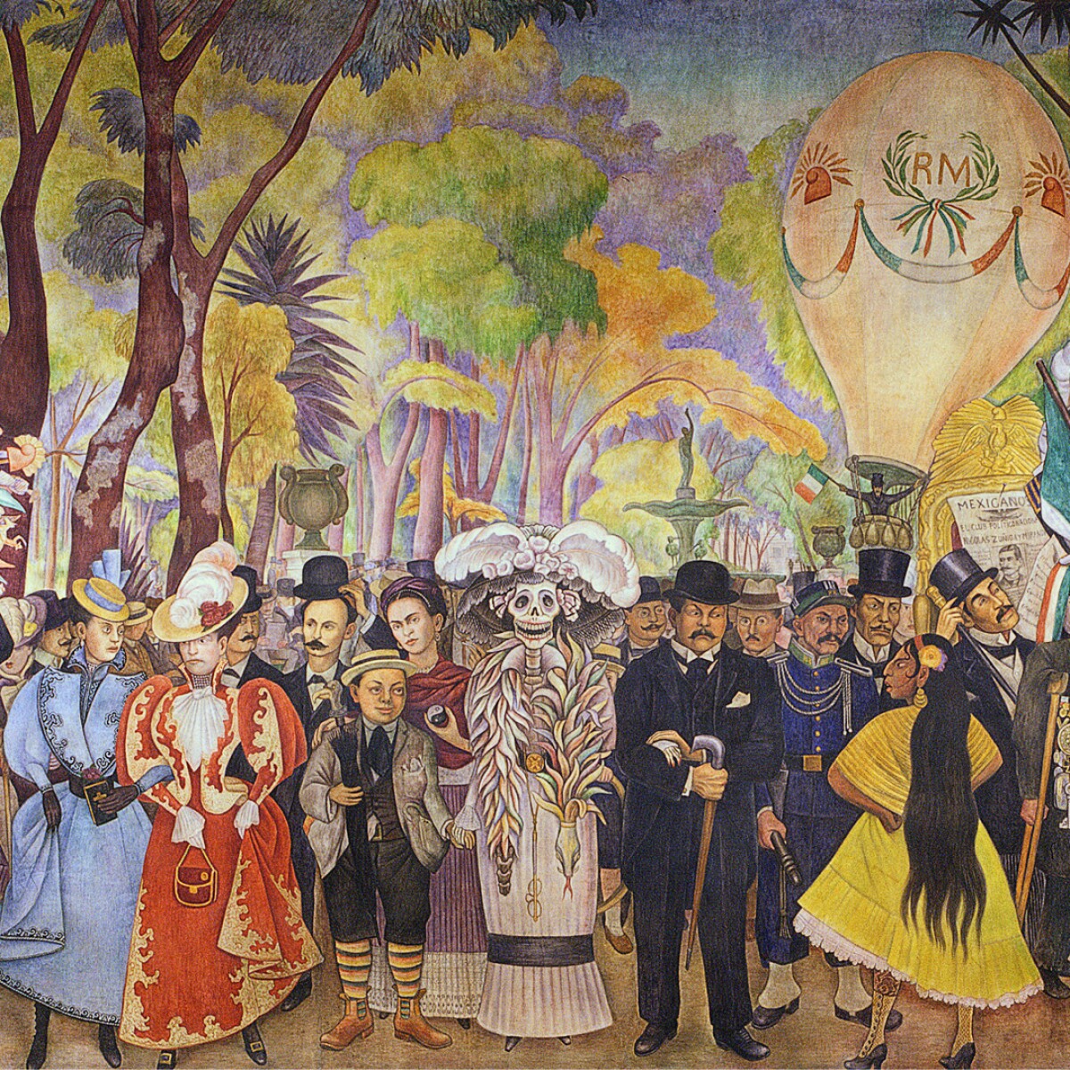 Diego Rivera S Dream Of A Sunday Afternoon A Surrealist Tableau Of