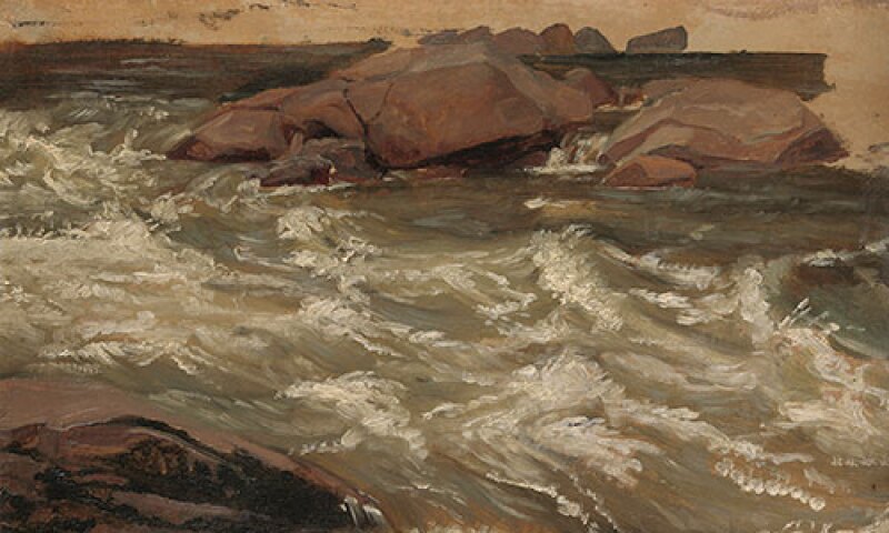 Study of Rushing Water