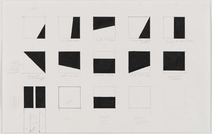ELLSWORTH KELLY, STUDY FOR STATIONS OF THE CROSS, 1987. © ELLSWORTH KELLY FOUNDATION, PHOTO RON AMSTUTZ COURTESY ELLSWORTH KELLY STUDIO.