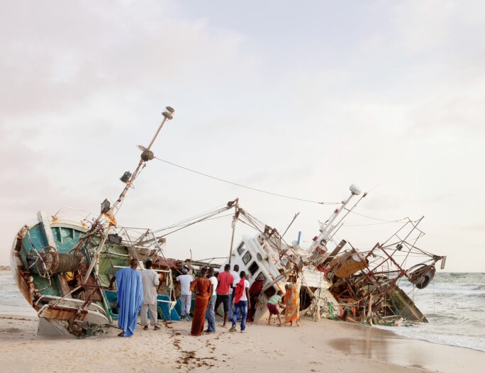 Dawit Petros, Act of Recovery (Part I), Nouakchott, Mauritania from The Stranger’s Notebook, 2016. Image courtesy the artist and Tiwani Contemporary, London.