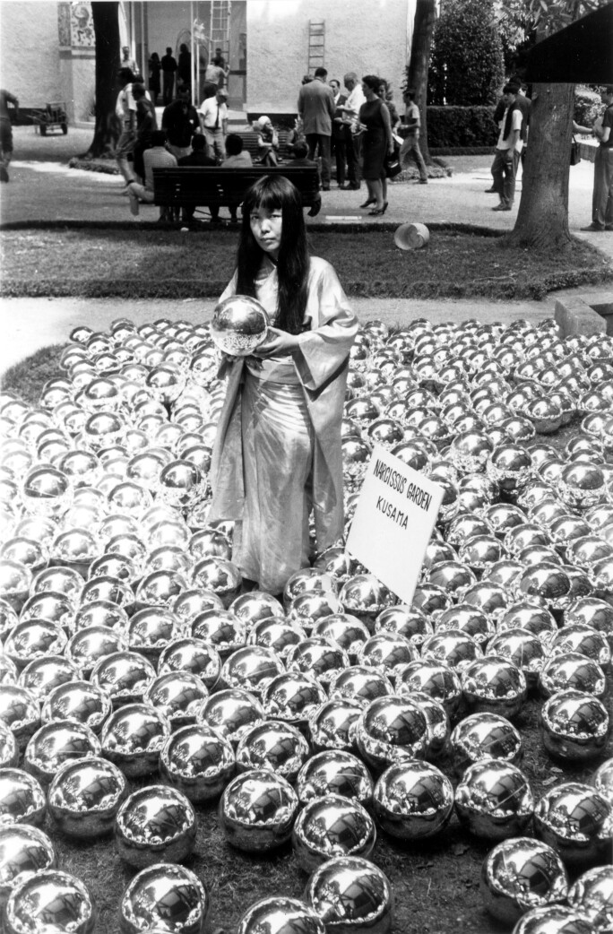 Narcissus Garden by Yayoi Kusama_Venice Biennale_1966_Installation and Portrait_2.jpg