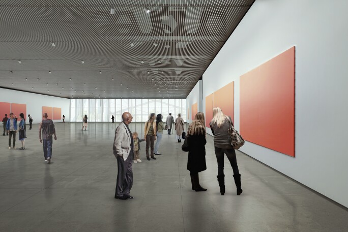 Shed Gallery Rendering, Diller Scofidio + Renfro