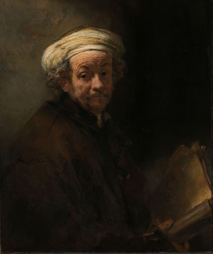 Rembrandt, Self Portrait as the Apostle Paul