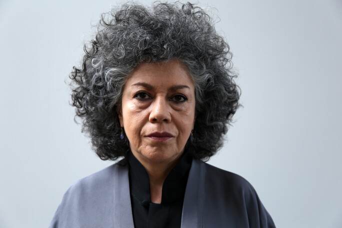 Colombian artist Doris Salcedo. Photo by Lokman Ilhan/Anadolu Agency/Getty Images.