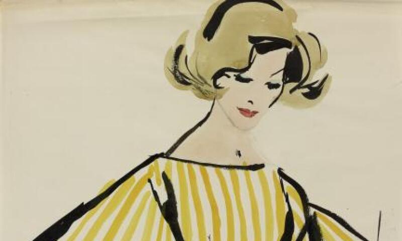Jim Howard, Drawing, about 1960, Ink and watercolor on paper, From the collection of Jim Howard © Jim Howard.