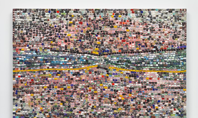Jack Whitten - Quantum Wall VIII